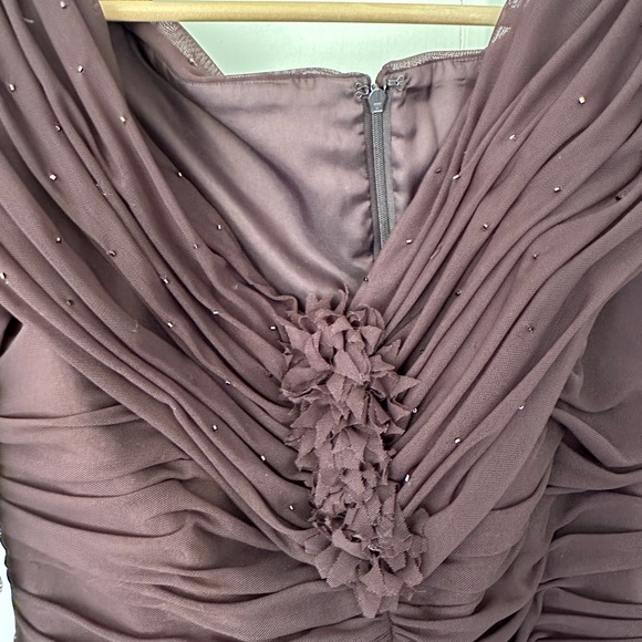 Vintage Plum Daymor Couture size 10 gown. - Picture 3 of 5